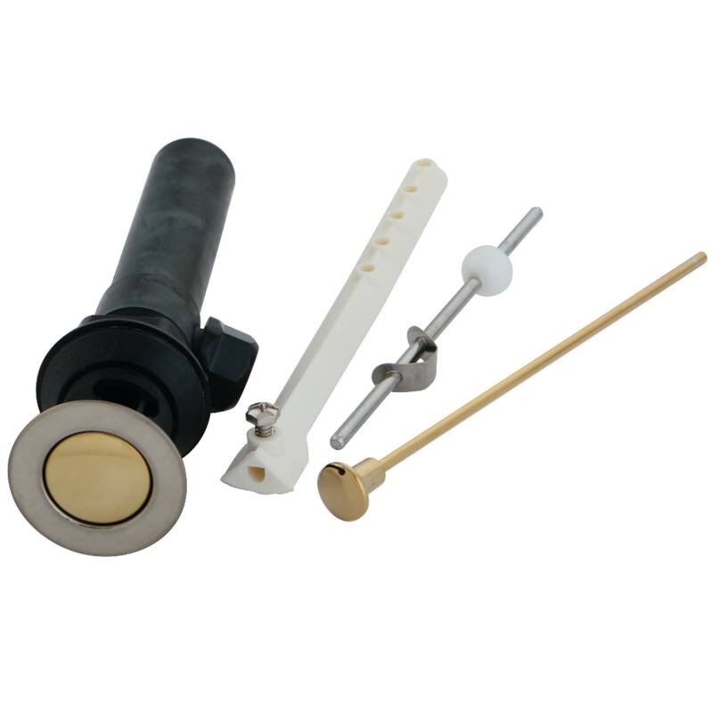 Kingston Brass 1-1/4" Plastic Pop-Up Drain Assembly with Overflow