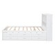 preview thumbnail 15 of 14, Full Size Bed with Trundle, Drawers, and USB Ports in White