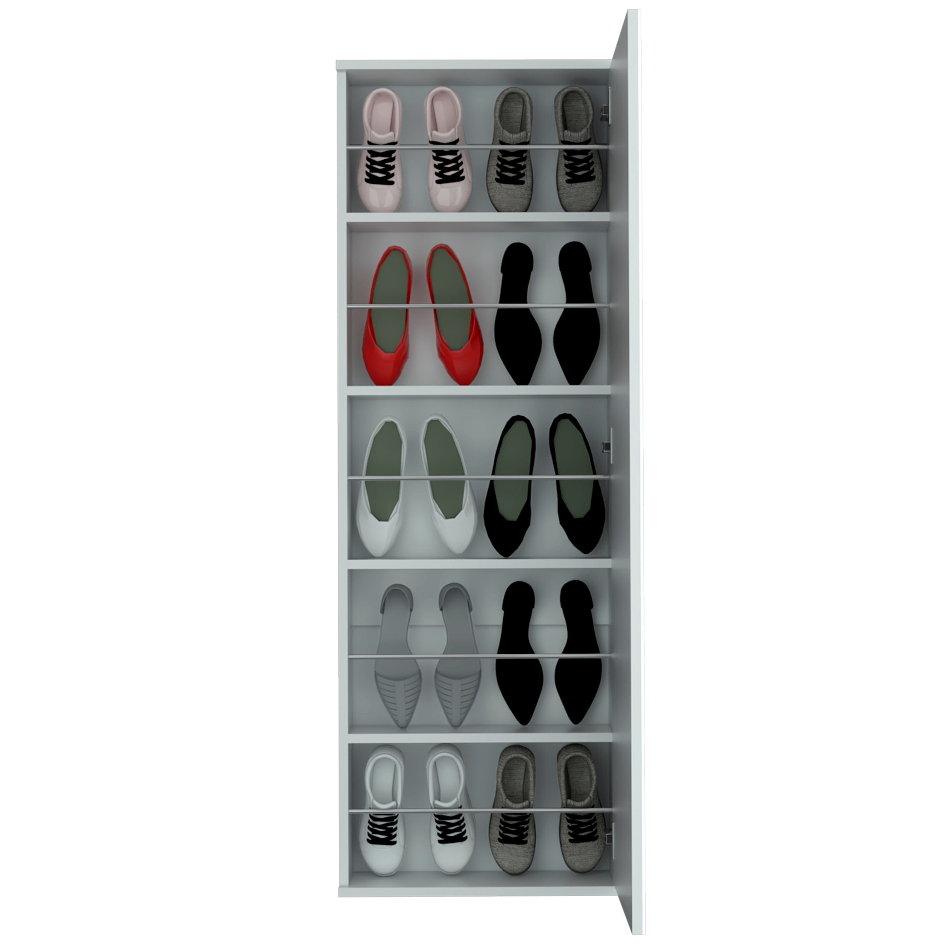 Bed bath and beyond shoe rack over the door hotsell