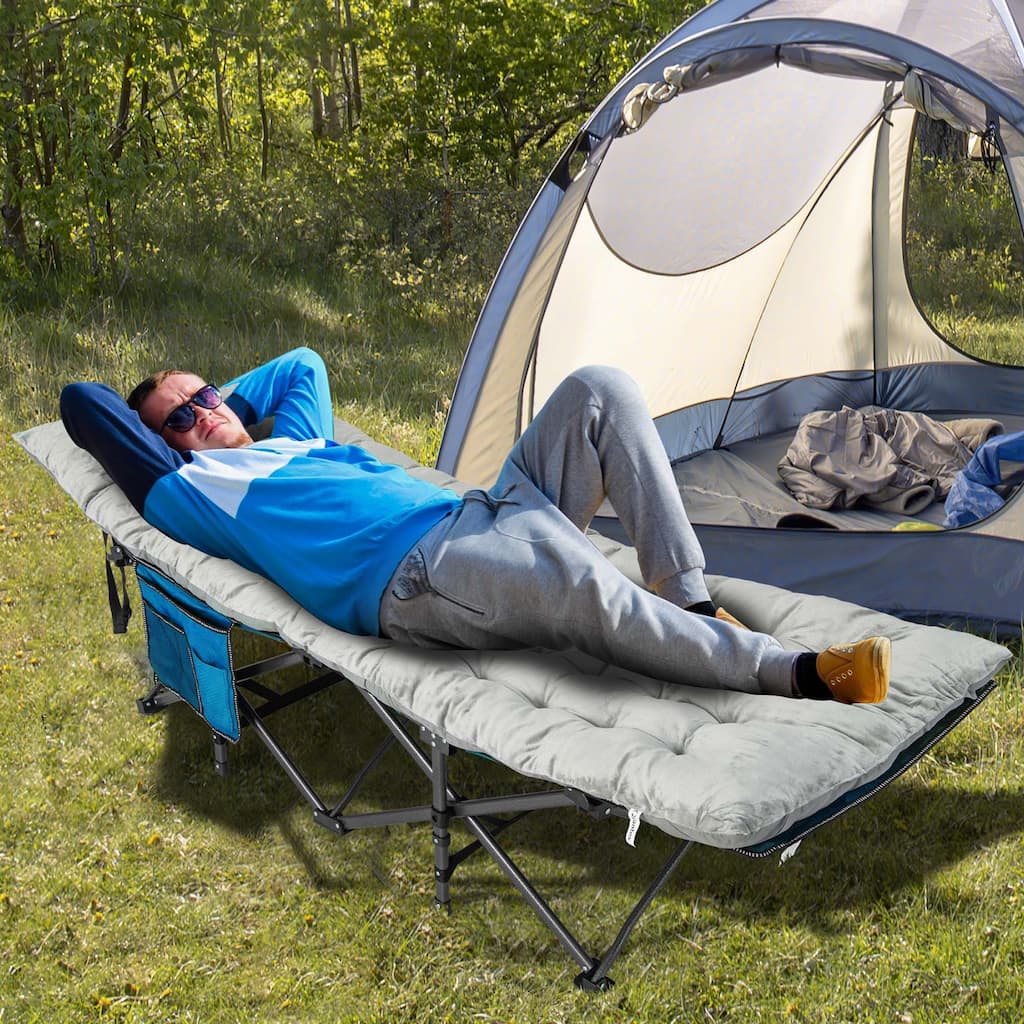 Outdoor Camping Cot Resting Pad Lightweight Crystal Velvet