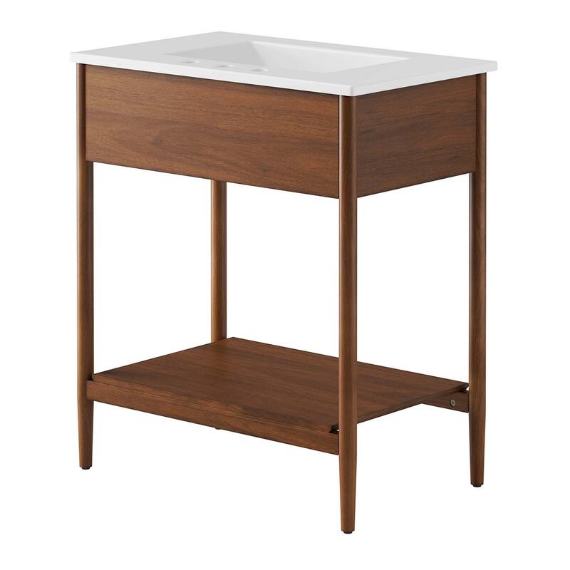 Zaire 18"/24"/30"/36"/48" Bathroom Vanity with White Sink Top