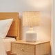 preview thumbnail 2 of 5, KAWOTI 17.75 Inch Ceramic Pumpkin-shaped Base Table Lamp - W10" x H17.75"