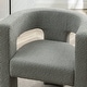preview thumbnail 50 of 74, 28" Wide Boucle Upholstered Square Armchair