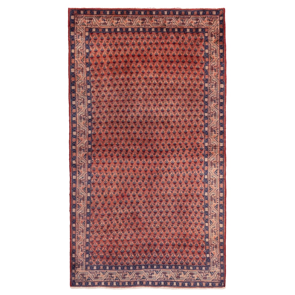 ECARPETGALLERY Hand-knotted Andelz Copper Wool Rug - 4'0 x 7'0