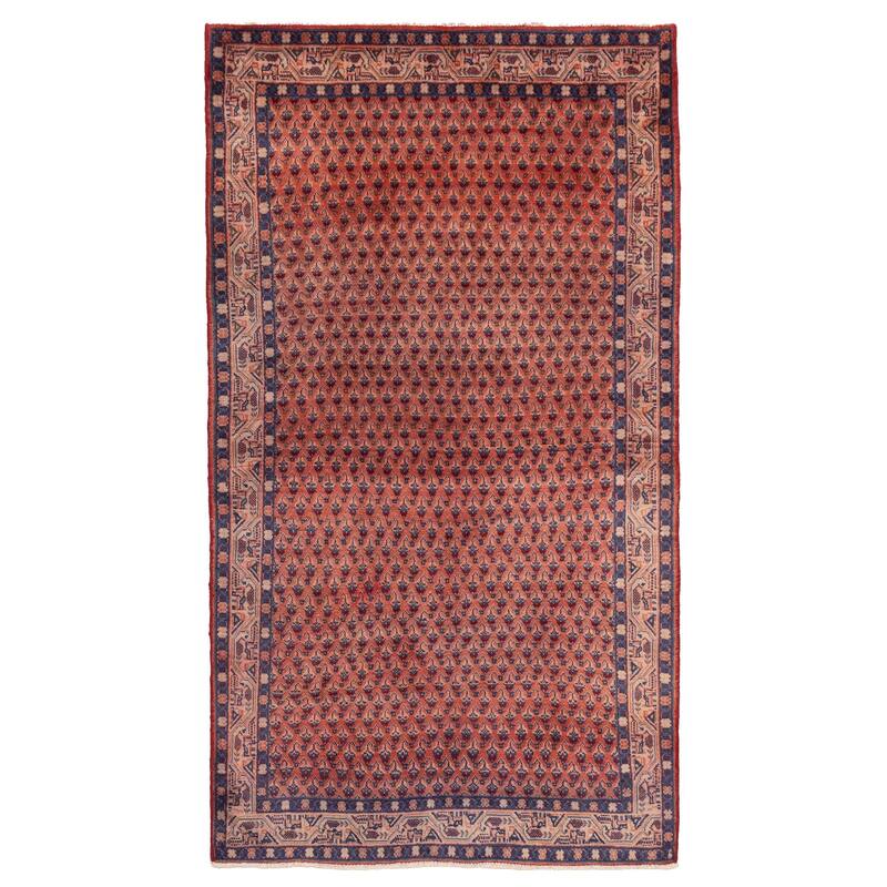 ECARPETGALLERY Hand-knotted Andelz Copper Wool Rug - 4'0 x 7'0