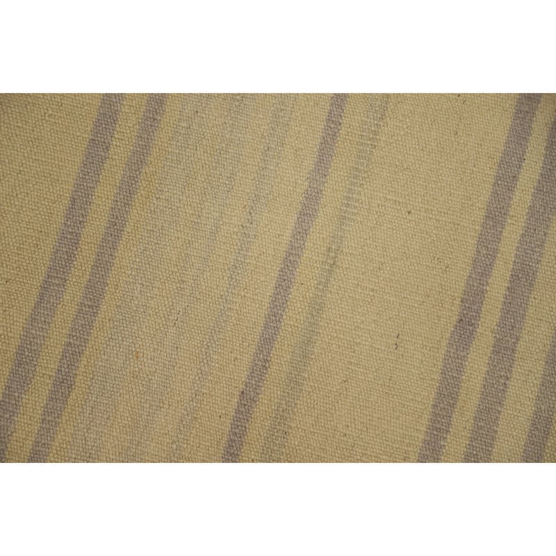 Hand Woven Oriental 100% Wool Carpet Southwestern Tribal Beige & Ivories Kilim Area Rug - 7' 10'' X 4' 9''
