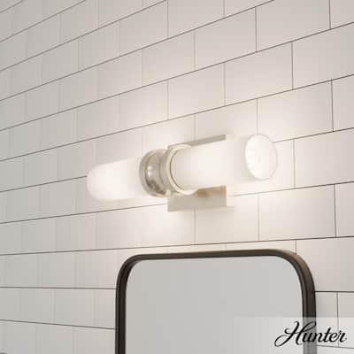 Hunter Lenlock Vanity Wall Light - Art Deco, Damp Rated