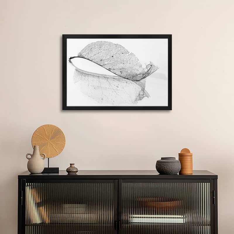 The Old Leaf Premium Framed Poster by Katarina Holmstrom