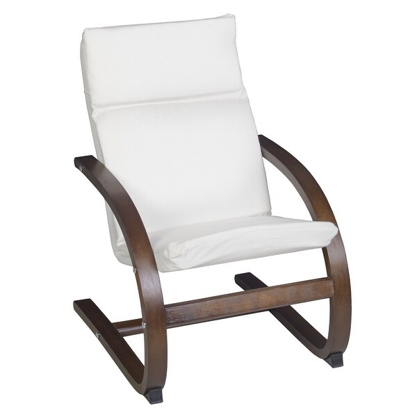 Noble Myra Children s Reclining Chair Mocha Walnut Beige On