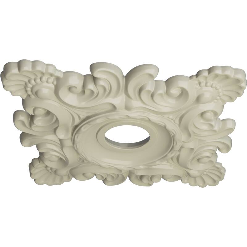 18"W x 18"H x 3 1/4"ID x 1 1/2"P Crawley Ceiling Medallion