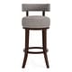 preview thumbnail 24 of 32, Furniture of America Fendeson Transitional Nailhead Swivel Barstool (Set of 2)
