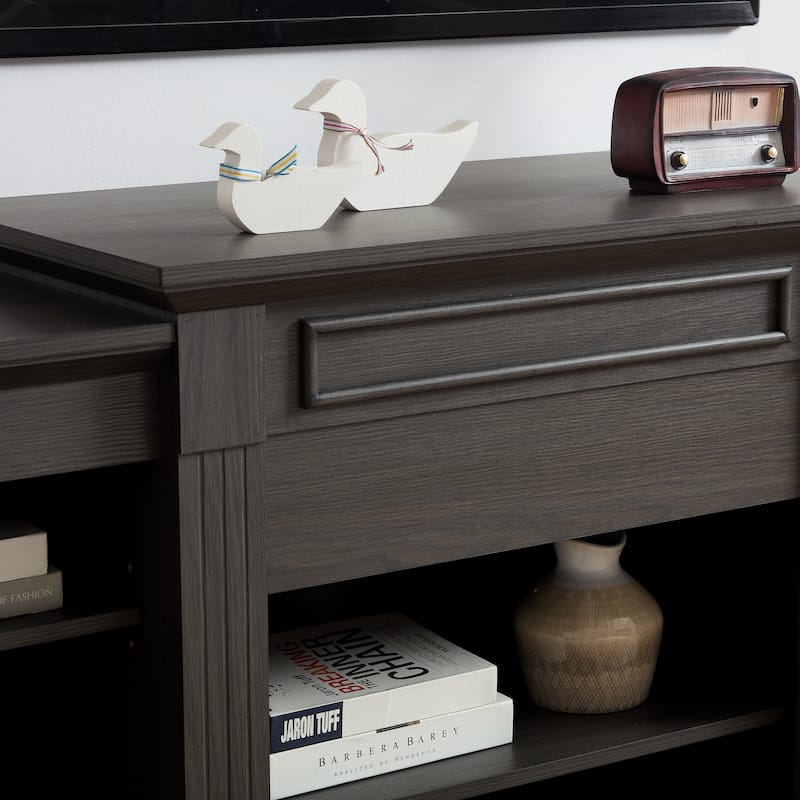 65.75"Multifunctional Modern Storage Cabinet - Convertible TV Stand/Sideboard with Adjustable Shelves