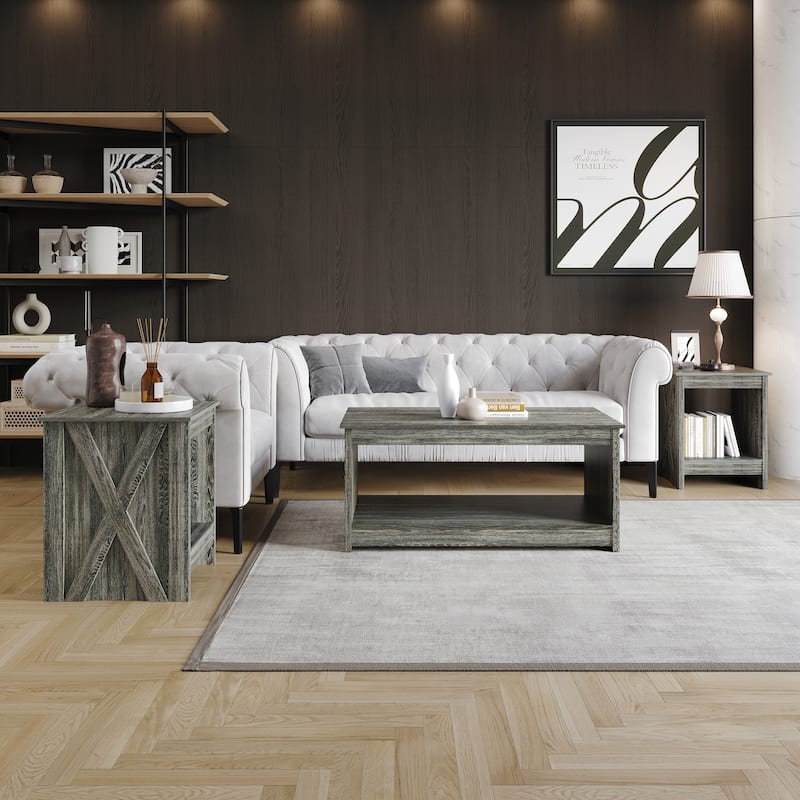 CraftPorch Contemporary Coffee Table Set