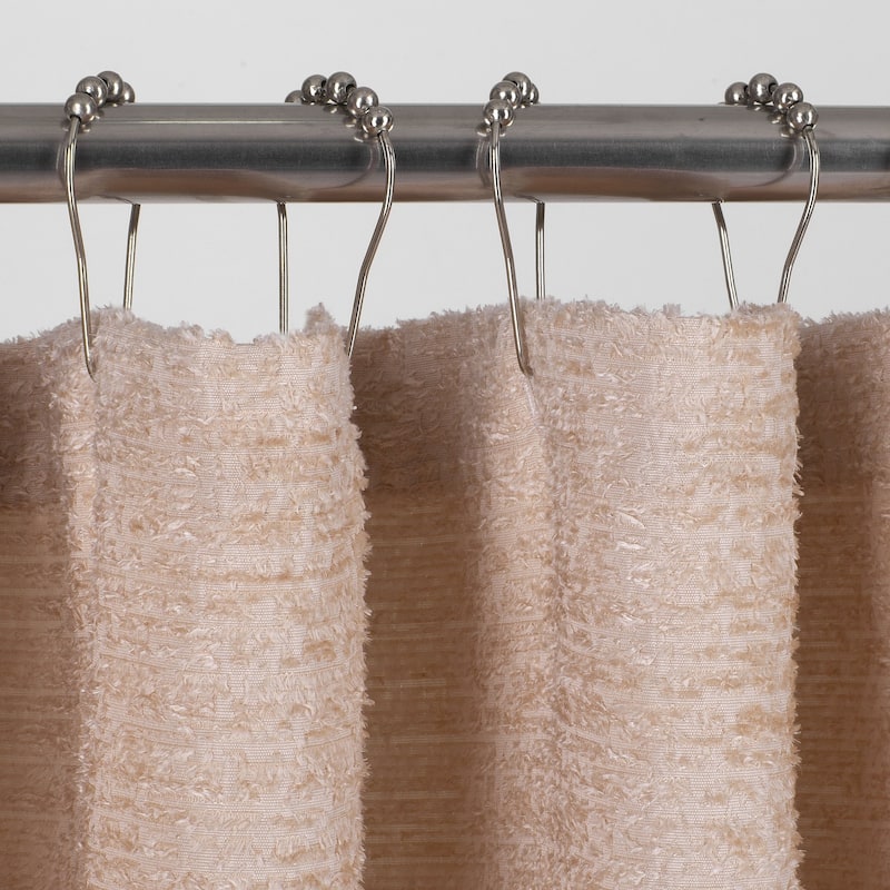 Dainty Home Paris Chenille 70" x 72" Shower Curtain