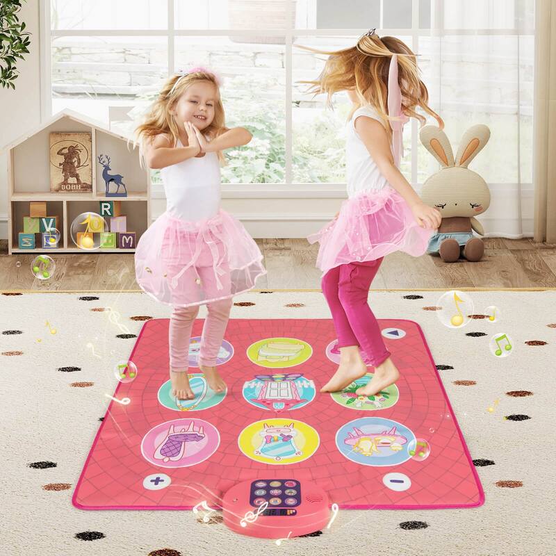 Costway Kids Dance Mat Electronic Dancing Pad with 3 Game Modes Music - See Details