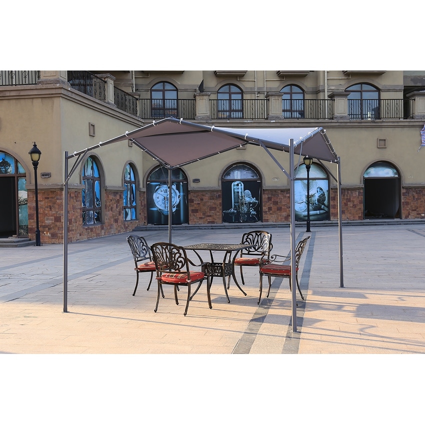 Shop Canopy For Patio Backyard W Weighted Bags Overstock 31716541