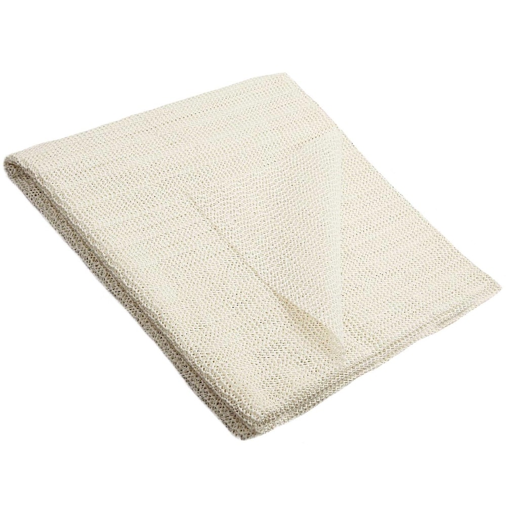Non Slip Rug Pad Grip 1/8 Thick, Protection for Any Flooring Surface, Beige Ottomanson Rug Pad Size: Runner 7'9 x 16'11