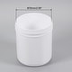 preview thumbnail 3 of 4, Plastic Paint Pail 0.08-Gallon/300mL Containers with Sealing Lid Pure White 2Pcs