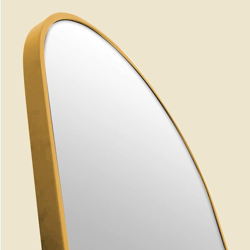 Lumioca Arch Floor & Full Length Gold Framed Wall Mirror