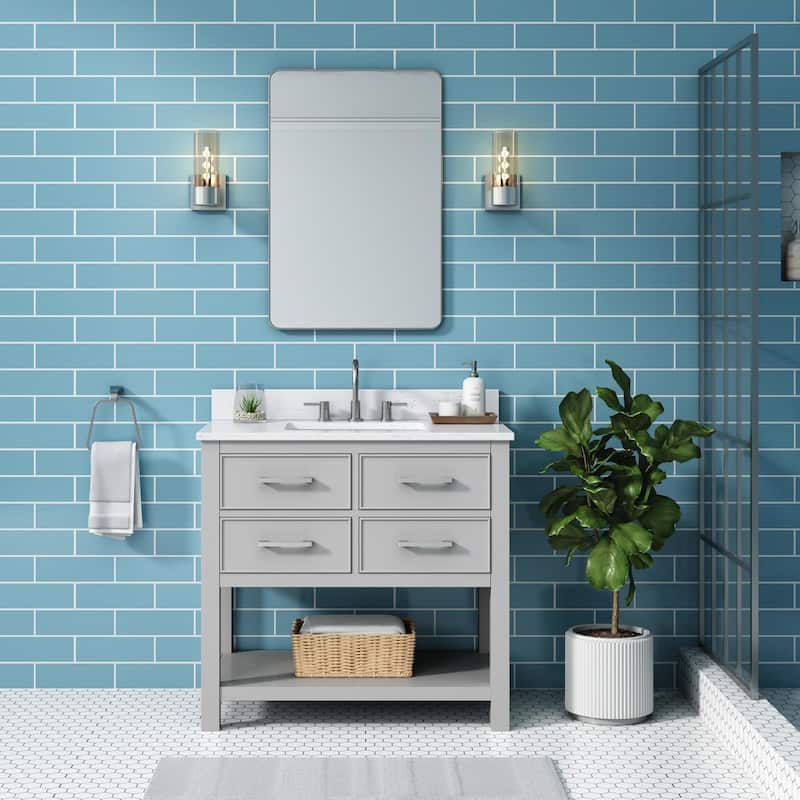 Avanity BROOKS-VS37-E Brooks 37" Free Standing Single Basin Vanity Set