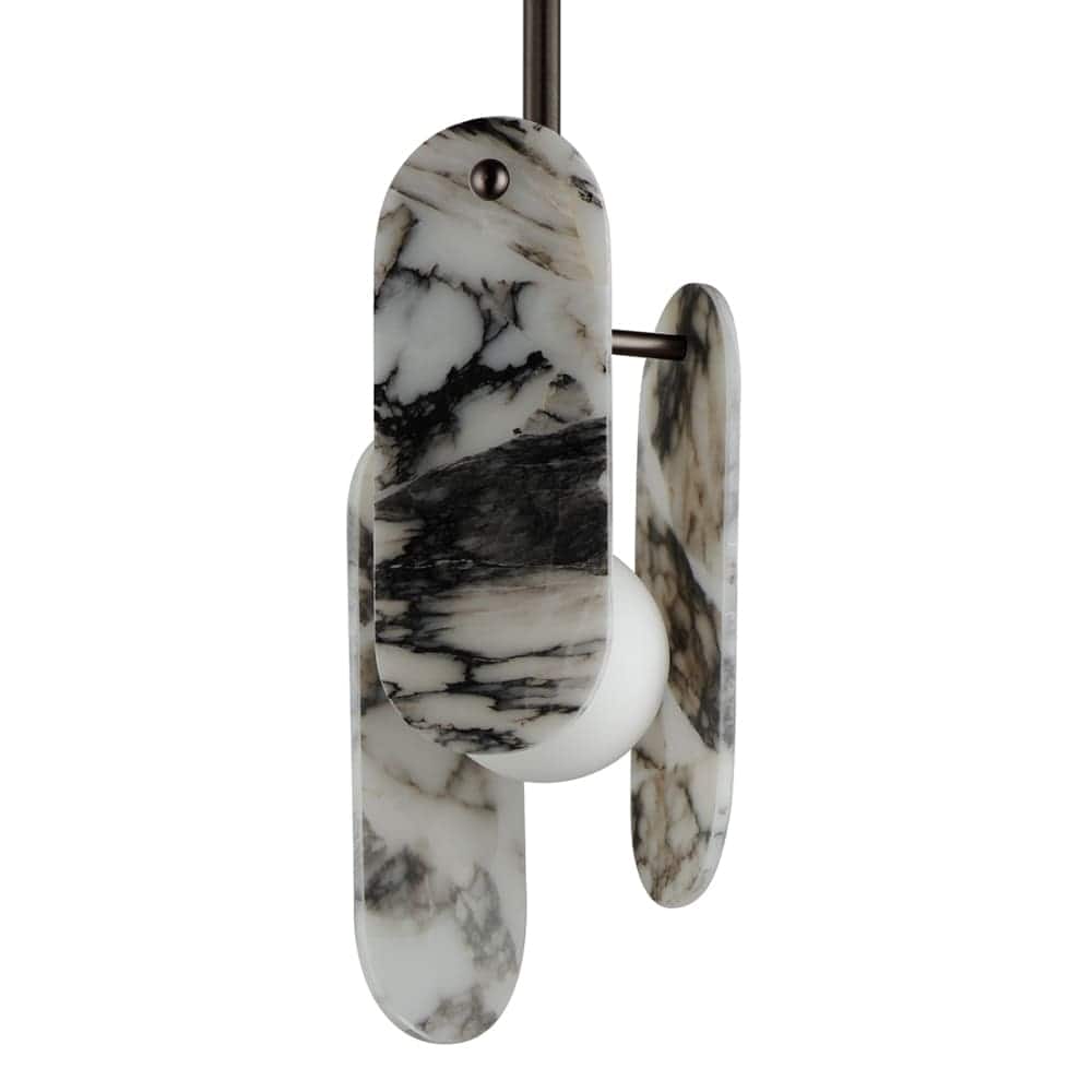 Studio M SM24812ARY Megalith 7" Wide LED Abstract Mini Pendant