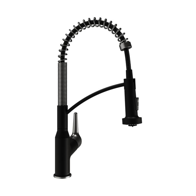 Karran Scottsdale Single-Handle Pull-Down Sprayer Commercial Style Kitchen Faucet