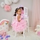 preview thumbnail 7 of 14, Teamson Kids- Fashion Giraffe Prints Gisele Play Vanity Set Purple