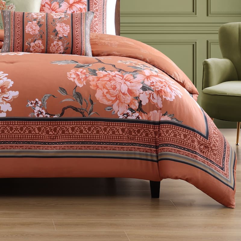 Bebejan Rossana 5 Piece Reversible Comforter Set
