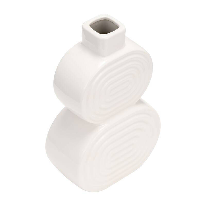 Sagebrook Home Stacked Circle Vase