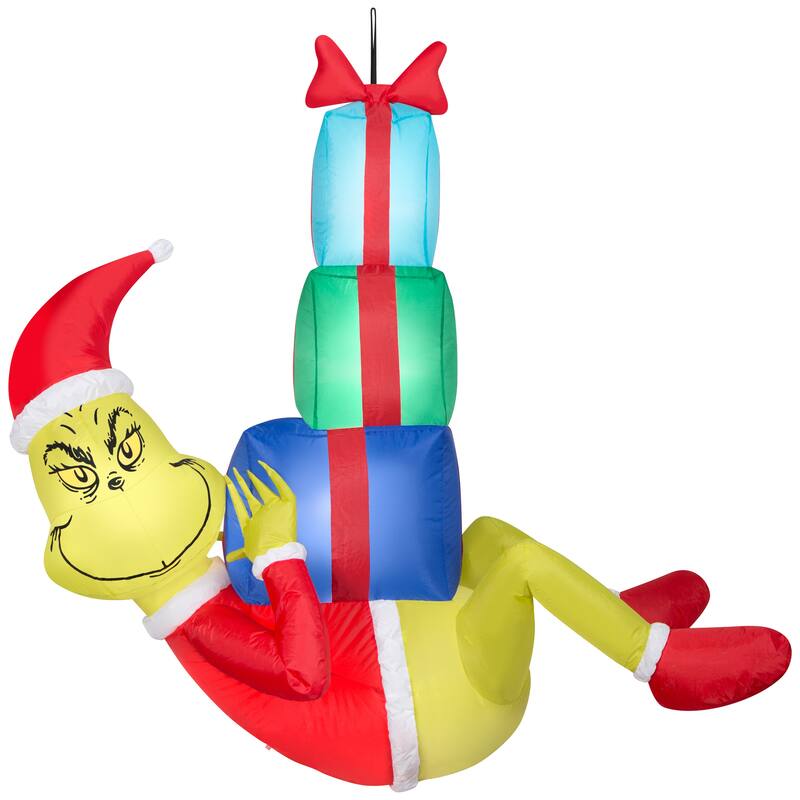 Airblown-Hanging Grinch w/Presents