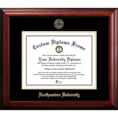 Northeastern University 14w x 11h Gold Embossed Diploma Frame