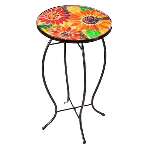 Faux Mosaic Table, Sunflower