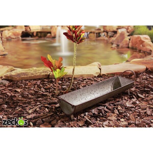 Shop Galvanized Metal Farmhouse Chicken Feeder Planter 6 25 X