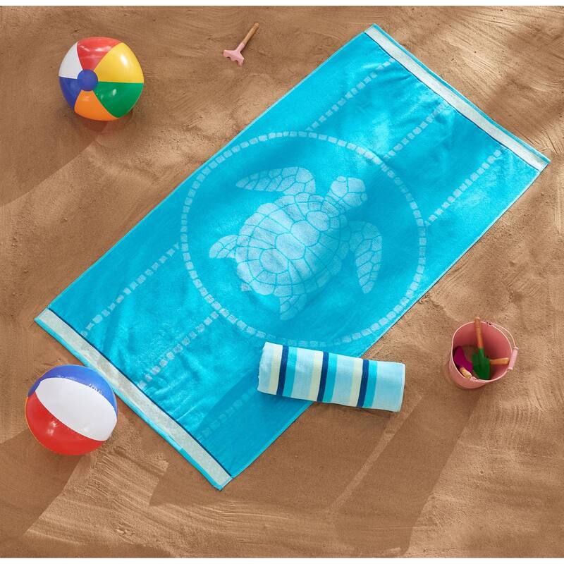 Luxurious Cotton Printed Beach Towel