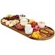 preview thumbnail 1 of 7, MegaChef 3 Piece Acacia Wood Cutting Board with Maganitized Serving Board Platter