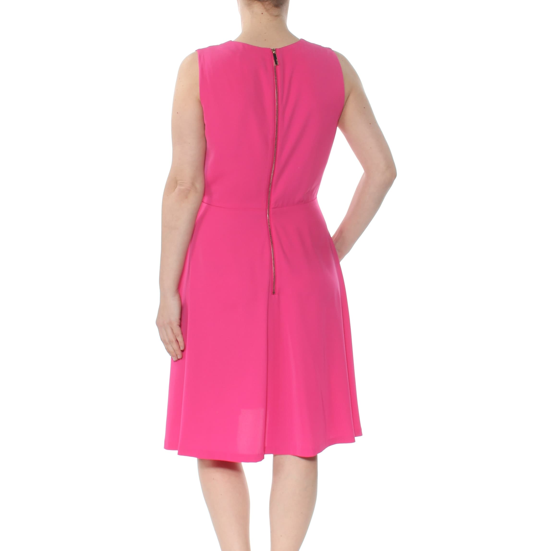 calvin klein pink sleeveless dress