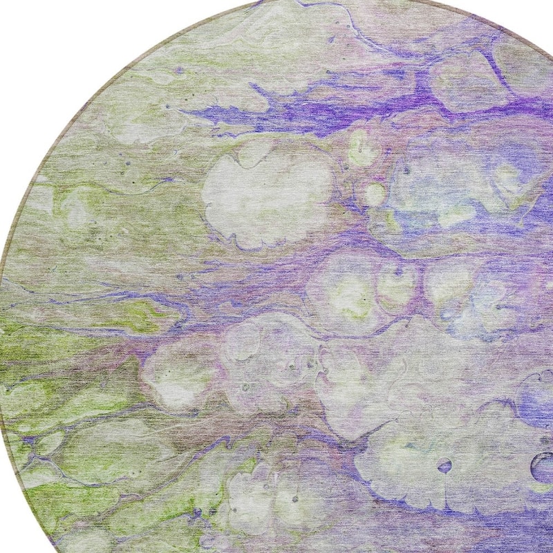 HomeRoots Abstract Transitional Rectangle Outdoor Rug