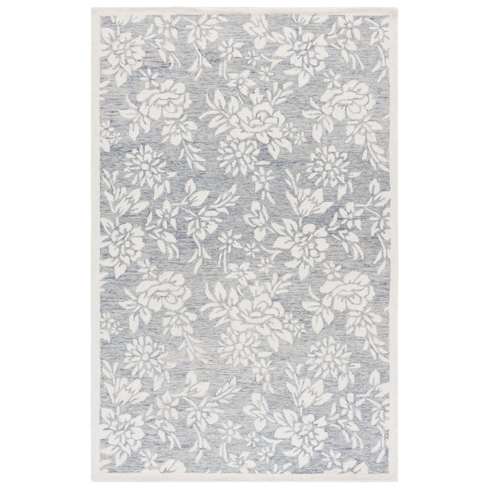 SAFAVIEH Handmade Jardin Evencia Country Floral Wool Rug