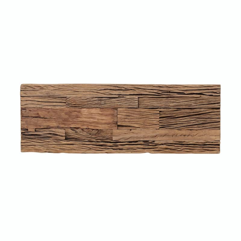 Rustic Glam Console Table, Handcrafted Reclaimed Wood with Iron Frame