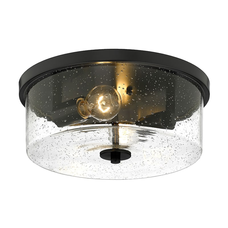 Rayne Flush Mount - Matte Black