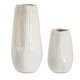 preview thumbnail 1 of 2, Uttermost Echo Ridge White Vases Set/2