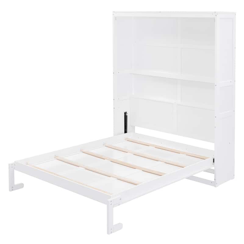 Queen Size Murphy Bed, Multi-function Cabinet Bed and Folding Wall Bed ...