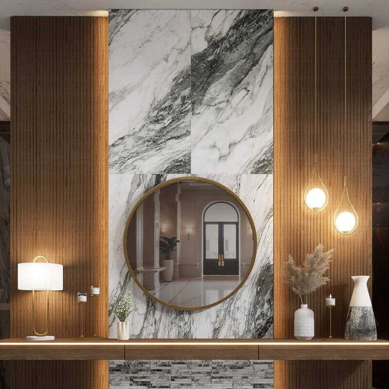 Merola Tile Touche Zebre 23-1/2" x 47-1/8" Porcelain Floor and Wall Tile