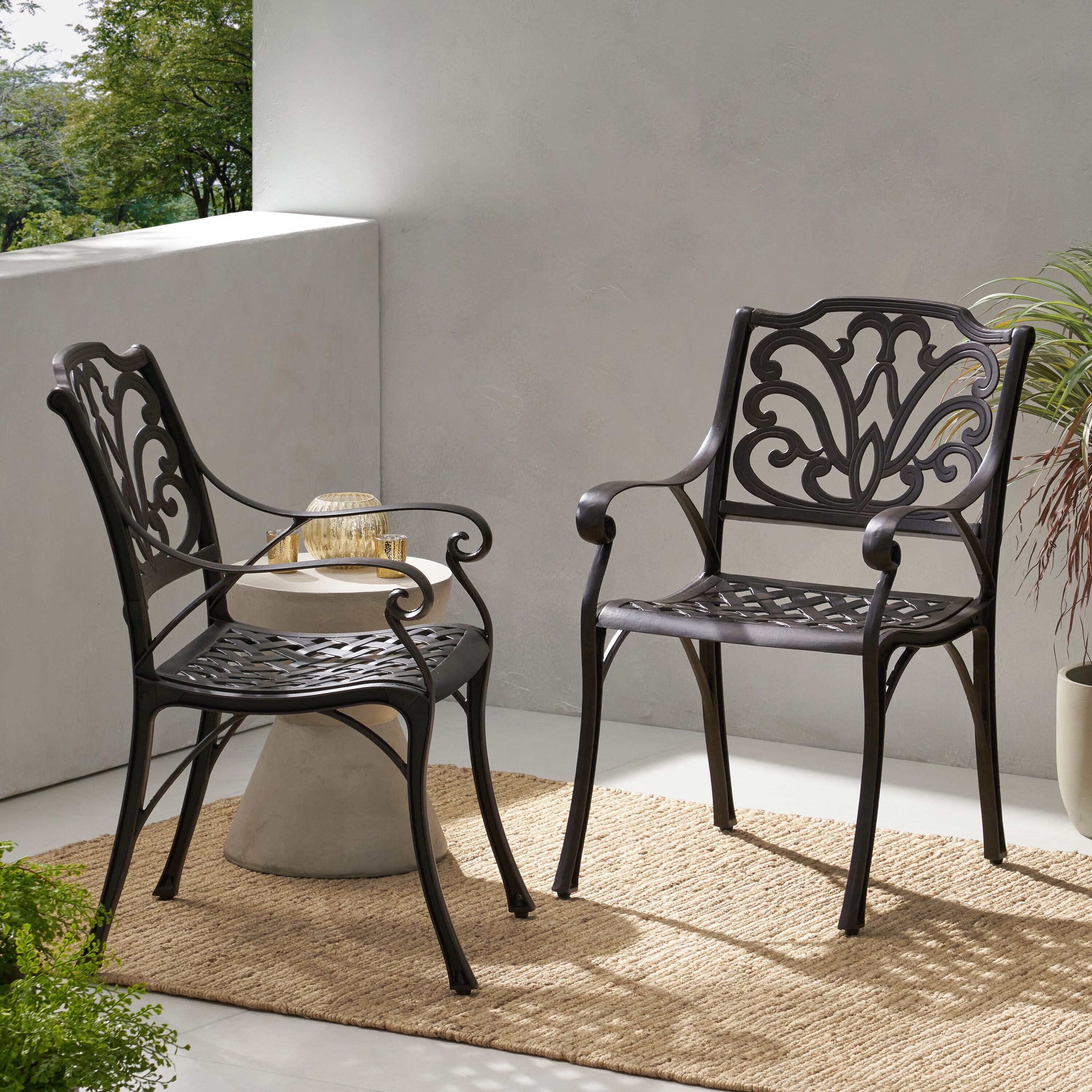 Alfresco dining on sale chairs
