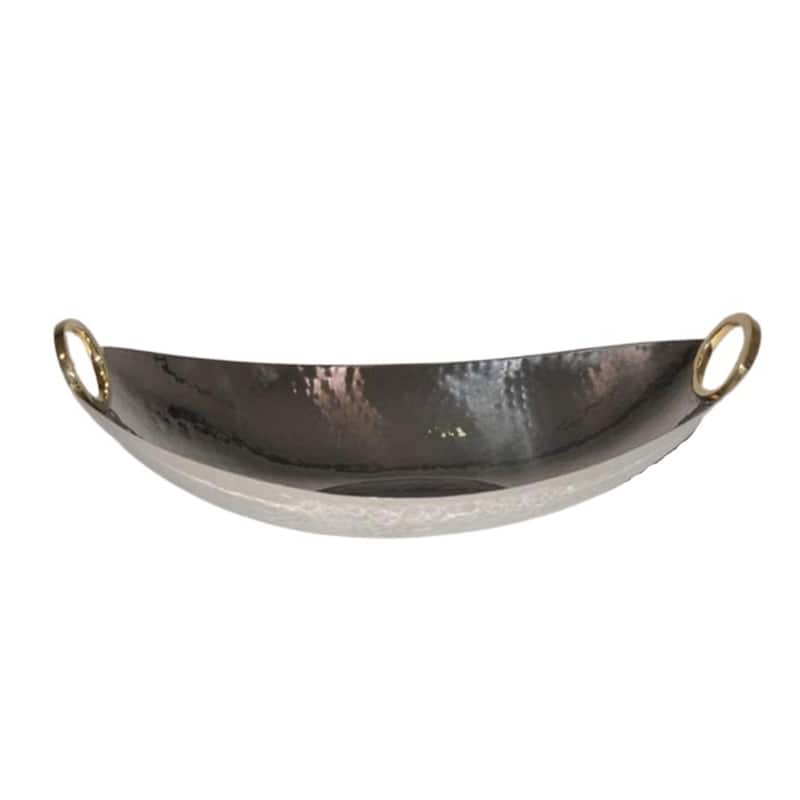 Jiallo Hamilton Boat Shaped Tray - Stainless Steel