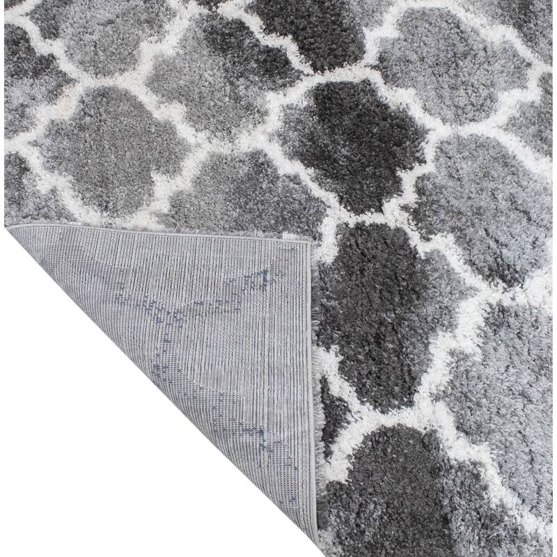 Noori Rug Lux Ava Trellis 2-Inch Shag Rug