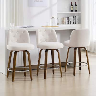 26"/29" Swivel Bar Stools/ Counter Stool with Bentwood Legs