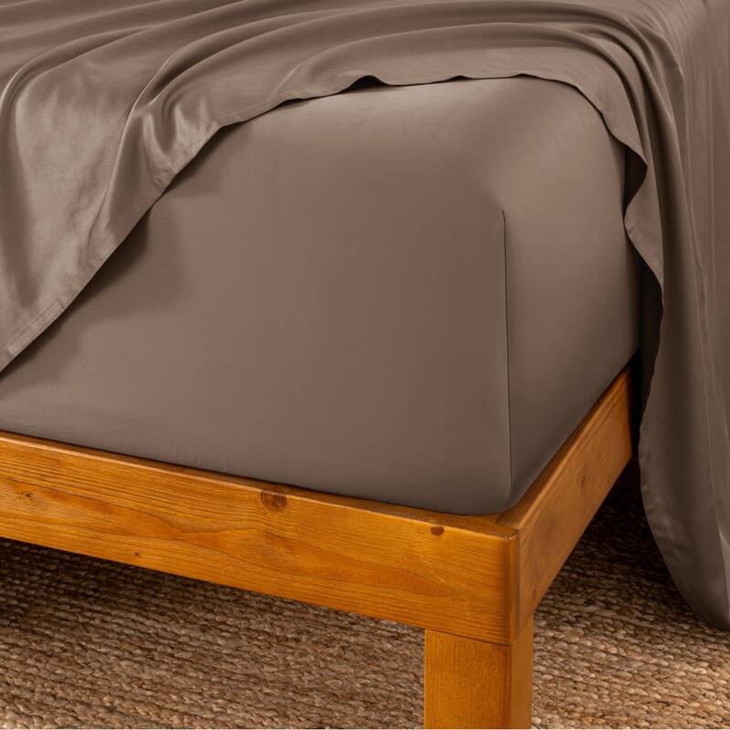 Bare Home Rayon from Bamboo Fitted Sheet