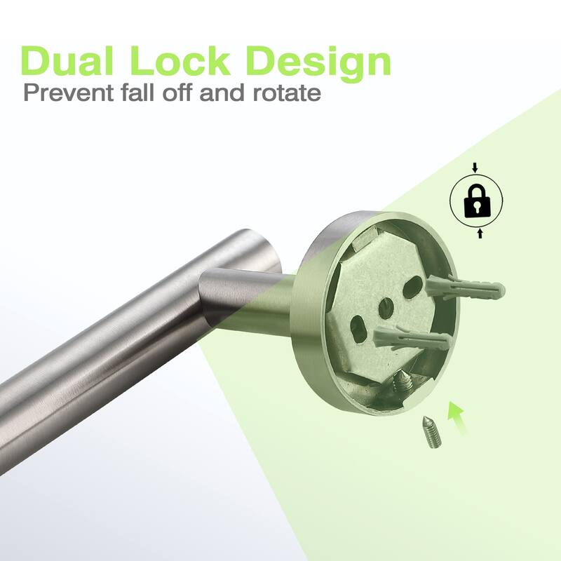 Two Post Wall Mount Toilet Paper Holder
