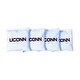 preview thumbnail 1 of 1, Connecticut UCONN Huskies White Cornhole Bags All-Weather Resin Filled